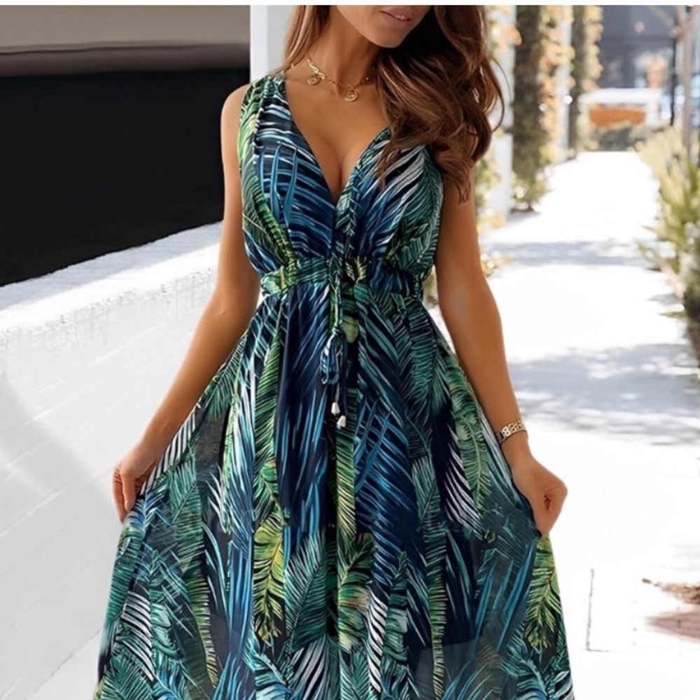 New floral maxi dress